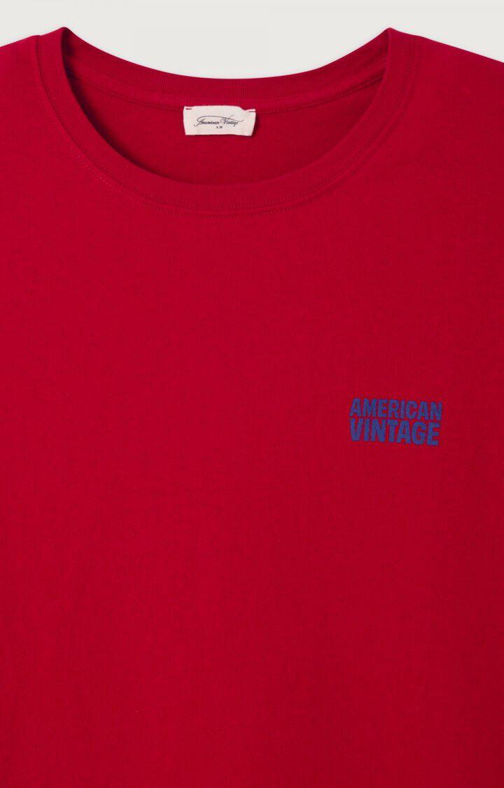 American Vintage Ykobow T-Shirt Herren Mohnrot